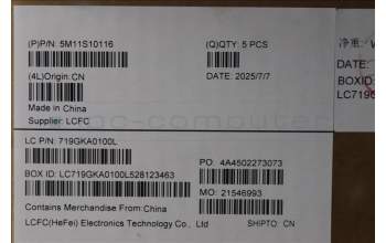 Lenovo 5M11S10116 C-Cover with keyboard, Portuguese, Black, UK