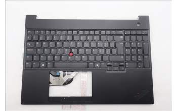 Lenovo 5M11S10128 C-Cover with keyboard, Switzerland, Black, UK