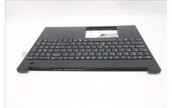Lenovo 5M11S10133 C-Cover with keyboard, US English Euro, Black, US