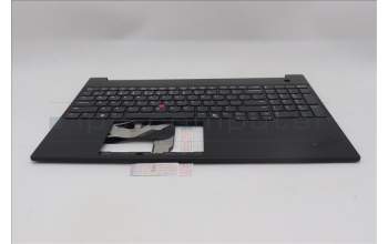 Lenovo 5M11S10134 C-Cover with keyboard, US English Euro, Black, US