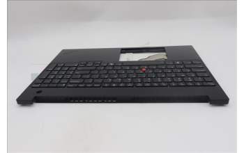 Lenovo 5M11S10157 C-Cover with keyboard, English, Black, Backlight, US