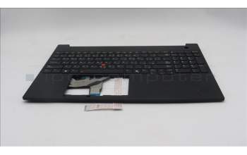 Lenovo 5M11S10165 C-Cover with keyboard, Arabic, Black, Backlight, US