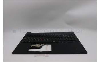 Lenovo 5M11S10205 C-Cover with keyboard, Slovenian, Black, Backlight, UK
