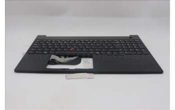 Lenovo 5M11S10221 C-Cover with keyboard, UK English, Black, Backlight, UK