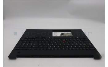 Lenovo 5M11S10229 C-Cover with keyboard, Bulgarian, Black, Backlight, UK