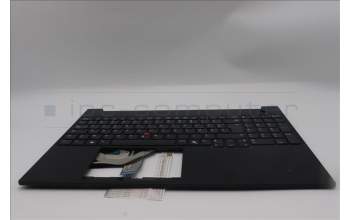 Lenovo 5M11S10283 C-Cover with keyboard, French, Black, US