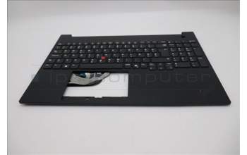 Lenovo 5M11S10304 C-Cover with keyboard, Slovenian, Black, UK