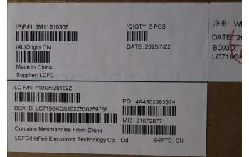 Lenovo 5M11S10306 C-Cover with keyboard, Swedish/Finnish, Black, UK