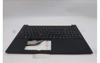 Lenovo 5M11S10309 C-Cover with keyboard, Switzerland, Black, UK
