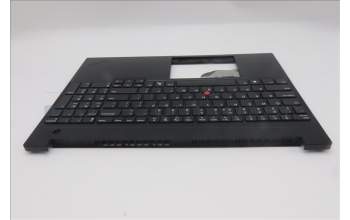 Lenovo 5M11S10316 C-Cover with keyboard, US English Euro, Black, US