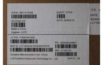 Lenovo 5M11S10358 C-Cover with keyboard, French, Black, Backlight, US