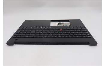 Lenovo 5M11S10358 C-Cover with keyboard, French, Black, Backlight, US