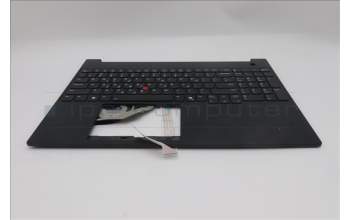 Lenovo 5M11S10364 C-Cover with keyboard, Greek, Black, Backlight, US