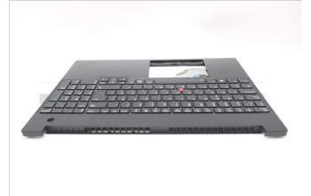 Lenovo 5M11S10391 C-Cover with keyboard, Swedish/Finnish, Black, Backlight, UK