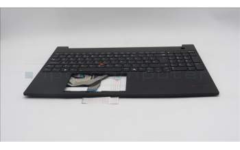 Lenovo 5M11S10402 C-Cover with keyboard, UK English, Black, Backlight, UK
