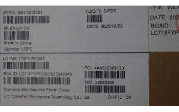 Lenovo 5M11S12001 MECH_ASM BASE,COVER,WLAN,MG,Kashui,FIFA