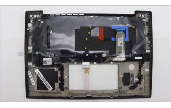 Lenovo 5M11S15563 C-Cover with keyboard, Arabic, Black, Backlight, US