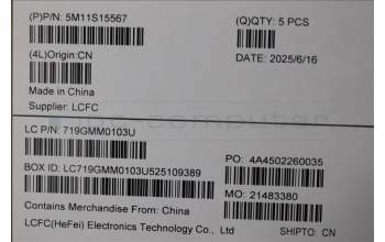 Lenovo 5M11S15567 C-Cover with keyboard, Belgian, Black, Backlight, UK