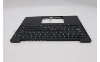 Lenovo 5M11S15581 C-Cover with keyboard, Danish, Black, Backlight, UK