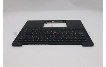 Lenovo 5M11S15630 C-Cover with keyboard, Norwegian, Black, Backlight, UK