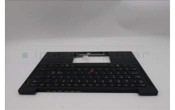 Lenovo 5M11S15633 C-Cover with keyboard, Nordic, Black, Backlight, UK
