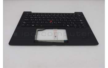 Lenovo 5M11S15675 C-Cover with keyboard, Arabic, Black, Backlight, WWAN, US