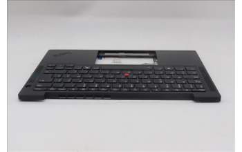 Lenovo 5M11S15678 C-Cover with keyboard, Belgian, Black, Backlight, WWAN, UK