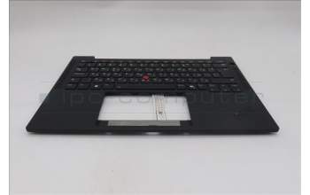 Lenovo 5M11S15684 C-Cover with keyboard, Bulgarian, Black, Backlight, WWAN, UK