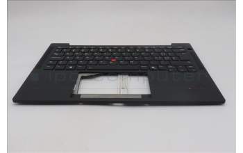 Lenovo 5M11S15762 C-Cover with keyboard, Switzerland, Black, Backlight, WWAN, UK