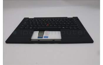 Lenovo 5M11S15885 C-Cover with keyboard, Danish, Black, Backlight, UK