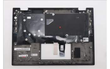 Lenovo 5M11S15903 C-Cover with keyboard, French, Black, Backlight, US