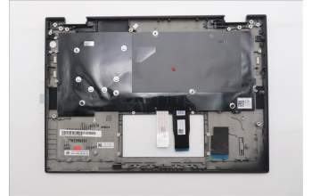 Lenovo 5M11S15917 C-Cover with keyboard, Hebrew, Black, Backlight, US