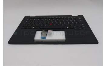 Lenovo 5M11S15923 C-Cover with keyboard, Hungarian, Black, Backlight, UK