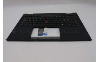 Lenovo 5M11S15949 C-Cover with keyboard, Nordic, Black, Backlight, UK