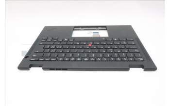 Lenovo 5M11S15973 C-Cover with keyboard, Switzerland, Black, Backlight, UK