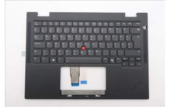 Lenovo 5M11S16069 C-Cover with keyboard, Hungarian, Black, Backlight, WWAN, UK