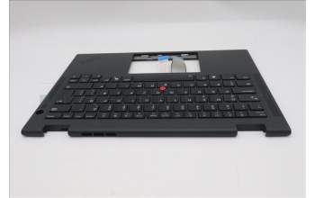 Lenovo 5M11S16075 C-Cover with keyboard, Icelandic, Black, Backlight, WWAN, UK