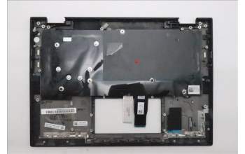 Lenovo 5M11S16101 C-Cover with keyboard, Portuguese, Black, Backlight, WWAN