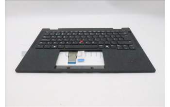 Lenovo 5M11S16101 C-Cover with keyboard, Portuguese, Black, Backlight, WWAN, UK