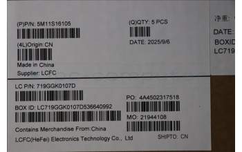 Lenovo 5M11S16105 C-Cover with keyboard, Russian, Black, Backlight, WWAN, US