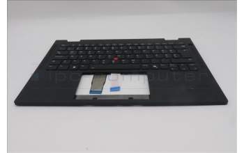Lenovo 5M11S16109 C-Cover with keyboard, Slovenian, Black, Backlight, WWAN, UK