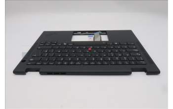 Lenovo 5M11S16115 C-Cover with keyboard, Spanish, Black, Backlight, WWAN, UK