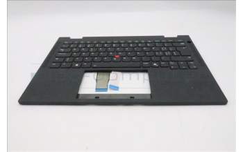 Lenovo 5M11S16121 C-Cover with keyboard, Switzerland, Black, Backlight, WWAN, UK