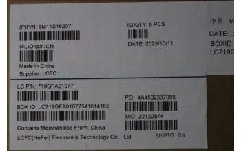 Lenovo 5M11S16207 C-Cover with keyboard, German, Black, Backlight, UK