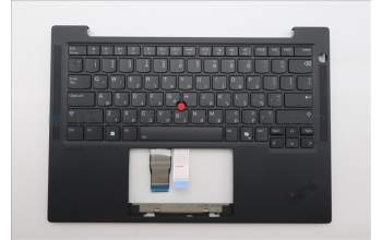 Lenovo 5M11S16215 C-Cover with keyboard, Hebrew, Black, Backlight, US