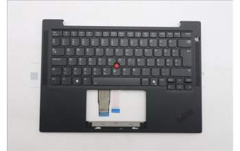 Lenovo 5M11S16217 C-Cover with keyboard, Hungarian, Black, Backlight, UK
