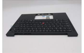 Lenovo 5M11S16309 C-Cover with keyboard, Belgian, Black, Backlight, WWAN, UK