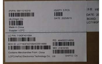 Lenovo 5M11S16319 C-Cover with keyboard, Bulgarian, Black, Backlight, WWAN, UK