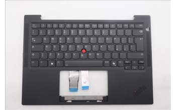 Lenovo 5M11S16375 C-Cover with keyboard, Italian, Black, Backlight, WWAN, UK