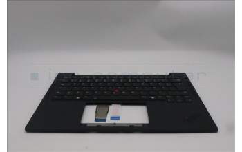 Lenovo 5M11S16413 C-Cover with keyboard, Swedish/Finnish, Black, Backlight, WWAN, UK